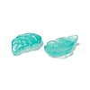 Baking Paint Imitation Jade Glass Pendants EGLA-M027-01A-01-6