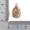 Gemstone Faceted Pendants G-M431-16G-4