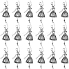 SUNNYCLUE 80Pcs Alloy Dancer Charm Pendant FIND-SC0011-62-1