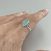 Alloy & Turquoise Finger Rings for Women FS-WG36F16-02-2