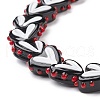 Heart Handmade Lampwork Beads Strands LAMP-G150-01I-3