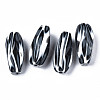 Two Tone Acrylic Beads OACR-S038-014-1