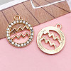 Zinc Alloy Crystal Rhinestone Pendants WGC2D94-11-1