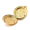 316 Stainless Steel Locket Pendants STAS-C123-04A-G-2
