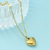 304 Stainless Steel Charm Chain Braclets BJEW-C084-04G-3