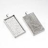 Alloy Pendant Cabochon Settings X-PALLOY-2418-AS-LF-1