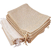 Burlap Packing Pouches Drawstring Bags ABAG-BC0001-02-2