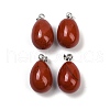 Natural Red Jasper Pendants G-U018-01P-F-1