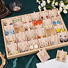 SOFPLATE 1 Set 24-Slot Wood Necklace Display Organizer Case with Velvet NDIS-SP0001-02-4