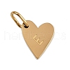 304 Stainless Steel Charms STAS-L291-01G-E-1