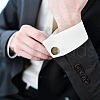 GOMAKERER DIY Blank Dome Cufflinks Making Kit DIY-GO0001-39-6