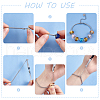 10Pcs Stainless Steel Round Snake Chain Bracelets BJEW-UN00008-4