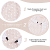 Polyester Mesh Veil Hair Bands OHAR-WH0021-63A-4