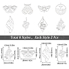 SUNNYCLUE 16Pcs 8 Style 201 Stainless Steel Pendants STAS-SC0003-90-2