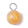 5Pcs Resin Imitation Cat Eye Pendants PALLOY-JF03499-02-2