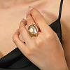 Alloy Rhinestone Finger Rings EW8675-6-3