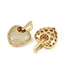 Brass Micro Pave Cubic Zirconia Pendants KK-S526-32G-2