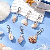 Acrylic Imitation Shell Pendant Decorations HJEW-JM02772-1