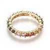 Cubic Zirconia Rings RJEW-P074-03G-1