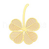 Brass Filigree Big Pendants KKC-T003-28G-1