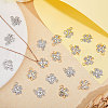 CHGCRAFT 40Pcs 2 Colors Alloy Pendants FIND-CA0006-74-5