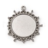 304 Stainless Steel Pendant Cabochon Settings STAS-Q363-03P-1