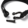 Microfiber Braided Cord Bracelet BJEW-F460-08B-1-4