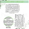 Family Theme Carbon Steel Cutting Dies Stencils DIY-WH0309-1430-2