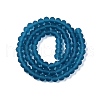 Transparent Glass Beads Strands X-EGLA-A044-T6mm-MD27-3