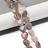 Natural Grey Agate Beads Strands G-I372-A18-01-1