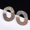 Resin & Walnut Wood Pendants RESI-S358-91A-2