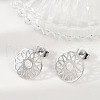 304 Stainless Steel Stud Earrings for Women EJEW-Z089-11P-2