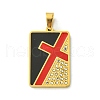 Ion Plating(IP) 304 Stainless Steel Pendants STAS-C101-03G-1