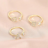 Fashionable Brass Cubic Zirconia Cuff Rings FS-WG4936F-12-2