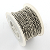 Tarnish Resistant 201 Stainless Steel Ball Chains CHS-R008-28-2