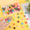 SOFPLATE 100Pcs Imitation Gemstone Acrylic Beads OACR-SP0001-05A-3