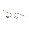 Brass Earring Hooks for Earring Designs KK-M142-01AB-RS-2