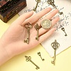 25Pcs 5 Styles Tibetan Style Alloy Pendants TIBEP-YW0001-90-4