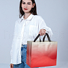 Gorgecraft 12Pcs 4 Colors Non-Woven Reusable Folding Gift Bags with Handle ABAG-GF0001-29A-5