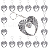 SOFPLATE 10Pcs Alloy Keychain KEYC-SP0001-02-1