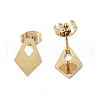 PVD Vacuum Plating 304 Stainless Steel Stud Earrings for Women EJEW-A048-09G-2