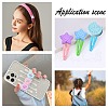 SUNNYCLUE 60 Pcs 6 Style Opaque Resin Cabochons CRES-SC0001-84-6