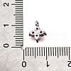 Brass Micro Pave Cubic Zirconia Pendants KK-D356-07E-P-3