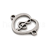 201 Stainless Steel Hollow Connector Charms STAS-S146-01P-2