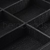 Wooden Cuboid Jewelry Presentation Boxes ODIS-N021-02-3