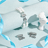 3Pcs 3 Styles 304 Stainless Steel Slide Lock Clasps FIND-UN00011-2