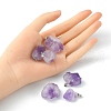 Rough Raw Natural Amethyst Pendants G-YW0001-32-4