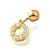 304 Stainless Steel Rhinstone Pendant STAS-H202-50G-O-2