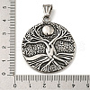 316 Surgical Stainless Steel Pendants STAS-Z073-73AS-09-3