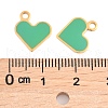 304 Stainless Steel Enamel Charms STAS-L022-483G-05-3